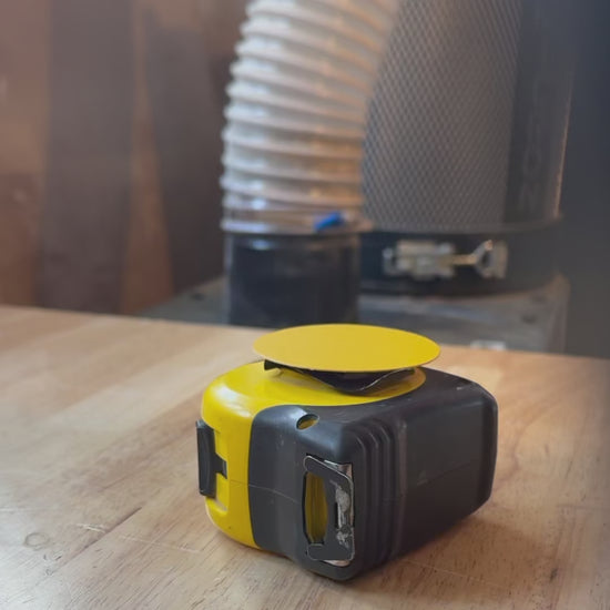 Installation video demonstrating how to apply the Trades Pad to a tape measure.